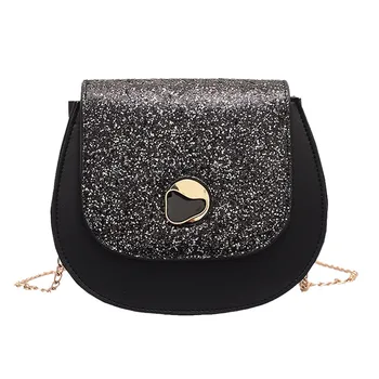 

OCARDIAN Handbags Women Bag Saddle Sequined Work New Retro Fashion Designer Lock Luxury Wild Diagonal Chain Bag A8