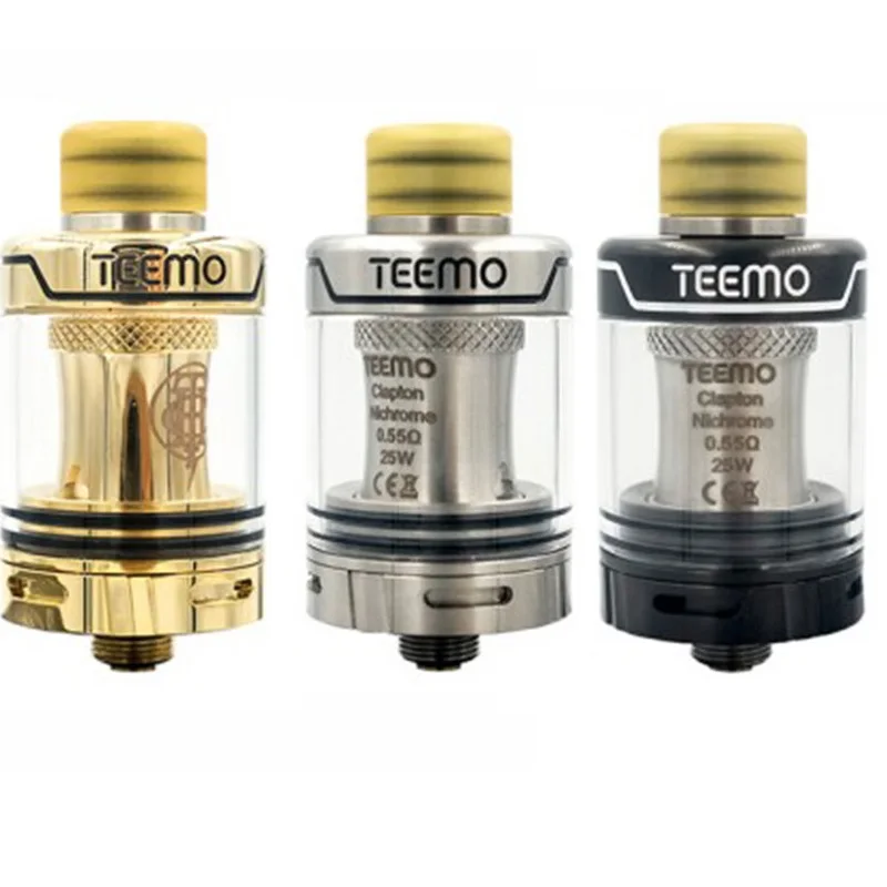 

Clearance Electronic cigarette Thunderhead Creations TEEMO RTA Sub Ohm Tank Clearomizer 22mm atomizer 0.55ohm vaporizer