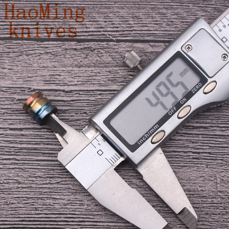 Карманный титана TC4 открытый инструмент фонарик ножи шнурки Новый DIY складной нож