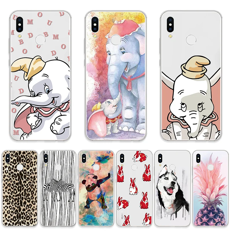 

Cover For Huawei Honor 10i 20i 8X 8S 8C Play 8A 6A 7A Pro 7X 9 10 20 Lite Pro View 10 20 Enjoy 9 9S Nexus 6p Dumbo Silicone Case