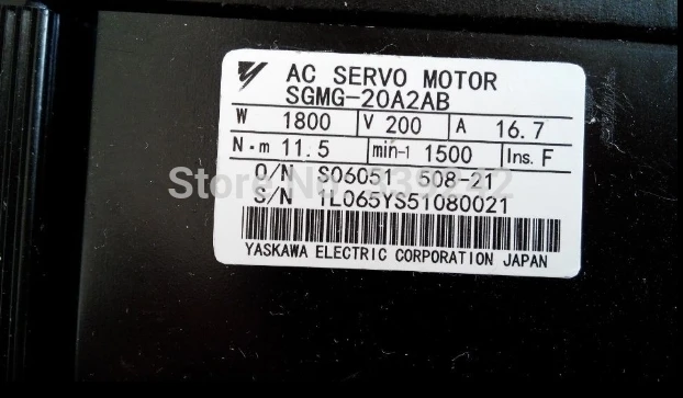 

NEW&ORIGINAL SGMG-20A2AB AC SERVO MOTOR SGMG-20A2AB