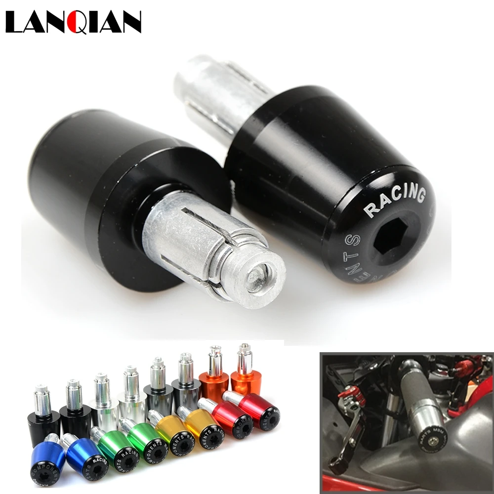 

7/8'' 22 mm CNC Motorcycle handlebar counterweight grips end for SUZUKI GSXR GSX-R 600 750 1000 K6 K7 K8 K9 all year
