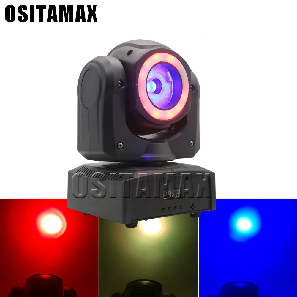 

Newest LED Mini Moving Head Beam 60w Lyre LED RGBW 4IN1 Stage Light Endless Rotating Beam DMX Disco Light