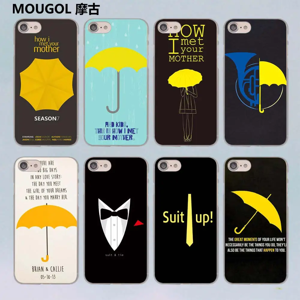 

HIMYM How I Met Your Mother design transparent clear hard case cover for Apple iPhone 7 7Plus 6S 6 Plus 5 5s SE 5C