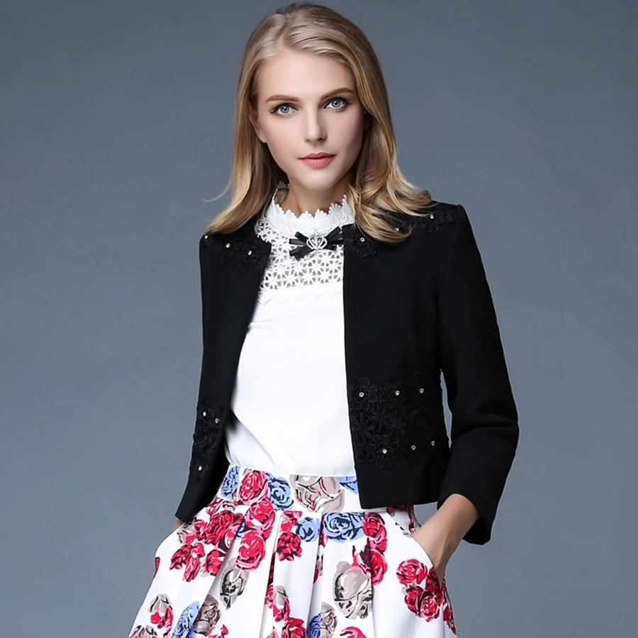Formal Jackets Women Warm Winter Outerwear Black Jacket Bolero Jasjes formal-jackets-women-warm-winter-outerwear-black-jacket-bolero-jasjes