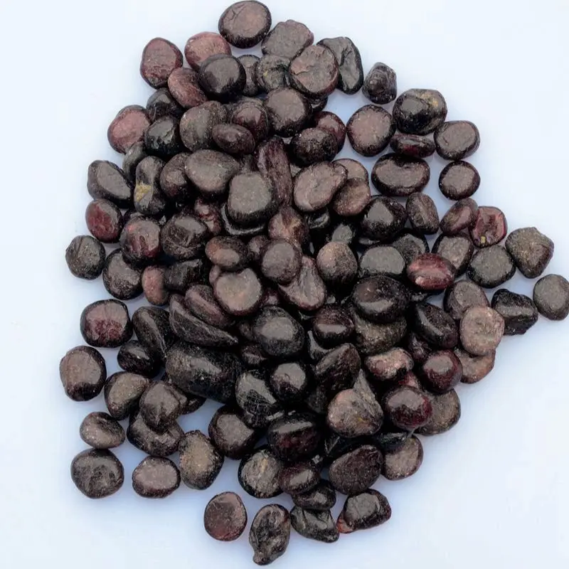 

100g/pack Wine red natural round garnet bare stone polished and polished