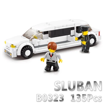 

Sluban Model Building Compatible B0323 135pcs Model Building Kits Classic Toys Hobbies Luxury Limousine