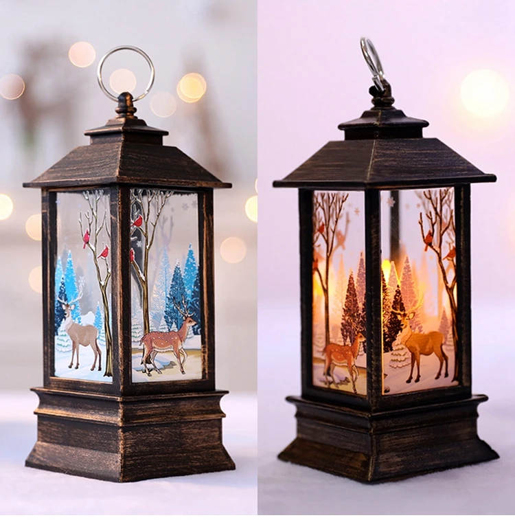 Светодиодный светильник Санта-Клауса, Рождественский светильник для помещений,, Рождественское украшение для дома, рождественские украшения, дерево, Декор, Рождество