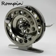 Rompin Рыболовная катушка для ловли нахлыстом с правой рукой из алюминиевого сплава, гладкие Рыболовные катушки для рок-подледки BLD50 BLD60, рыболовная леска, колесо Pesca