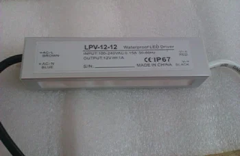 

12V 1A 12w Switching led Power Supply IP67 waterproof led driver for 3528/5050 LED strips free shipping