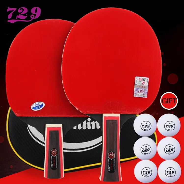 

RITC 729 7 Stars Celebrity Racket Pips-In Table Tennis Racket for Ping Pong with free case