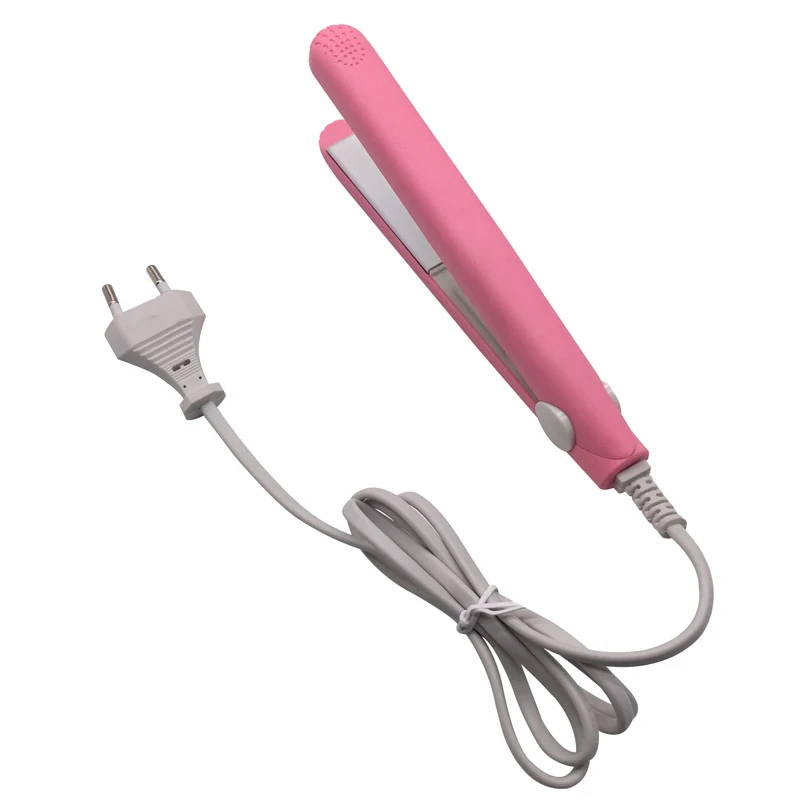 2024 New electronic ceramic quick hair straightener portable mini curly wet / dry hair straightener professional