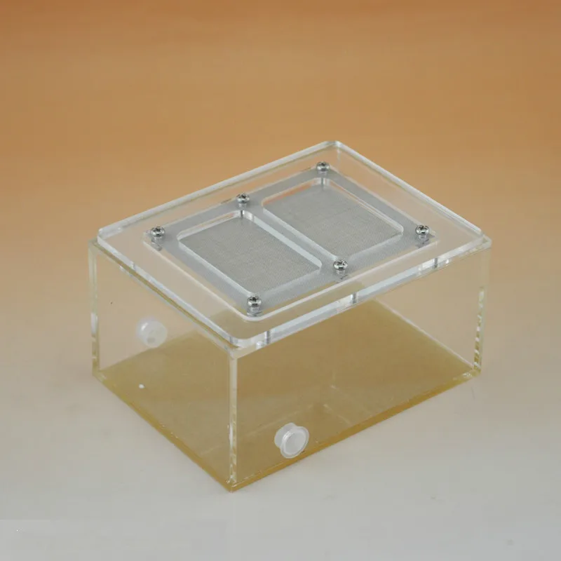 

1PCS Acrylic mesh cover feeding box Ant nest insect box reptile box