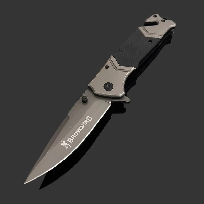 High hardness outdoor folding knife self-defense camping army knife multi-function survival survival knife