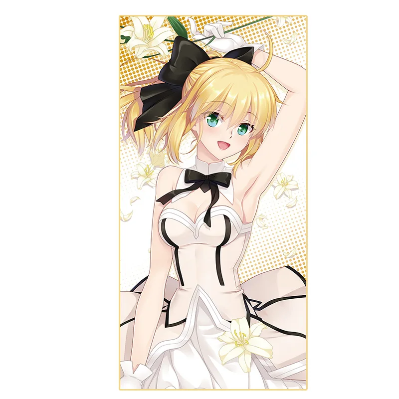 Аниме Fate/Grand Order FGO Jeanne d arc Alter Saber, полотенце для косплея, большое полотенце для ванной, милое повседневное полотенце для лица, мочалка, подарок - Цвет: 04