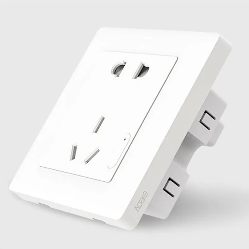 Aqara Smart Wall Socket ZigBee Wireless Wall Outlet Mijia Wall Socket Switch Work For Xiaomi Smart Home Kits APP Aqara Smart Wall Socket ZigBee Wireless Wall Outlet Mijia Wall Socket Switch Work For Xiaomi Smart Home Kits APP