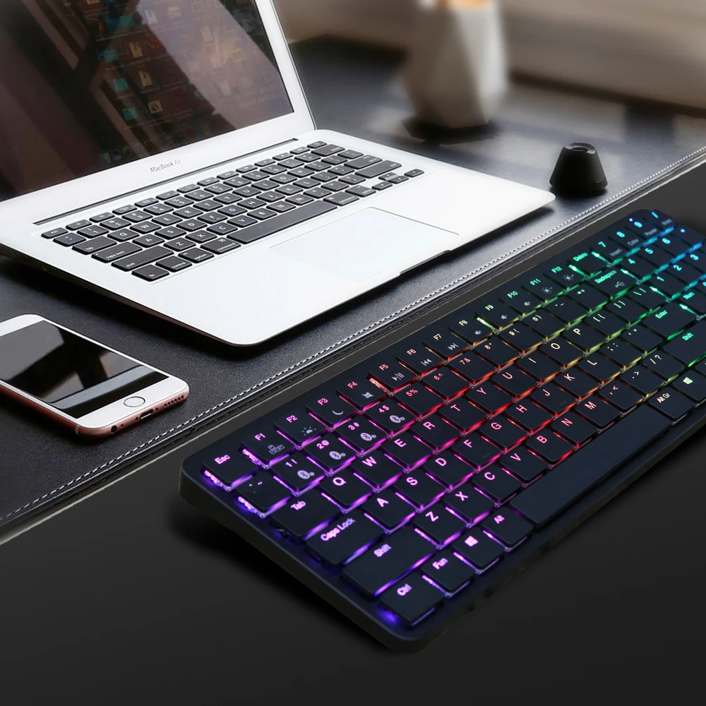 Hexgeards X1 Bluetooth клавиатура RGB подсветка клавишные колпачки из ПБТ переключатель kailh клавиатура Беспроводная портативная механическая клавиатура