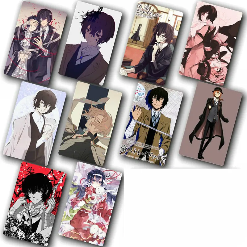 Bungo Stray Dogs Anime Card Sticker Pack DIY Waterproof Card Classic Kids Stickers toys for children 100 pcs