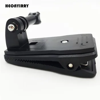 360 Degree Rotary Backpack Hat Clip Clamp Mount for Gopro Hero 5 3 4 Session SJCAM SJ4000 For Xiaomi Yi 4K Go Pro Accessory 360 Degree Rotary Backpack Hat Clip Clamp Mount for Gopro Hero 5 3 4 Session SJCAM SJ4000 For Xiaomi Yi 4K Go Pro Accessory