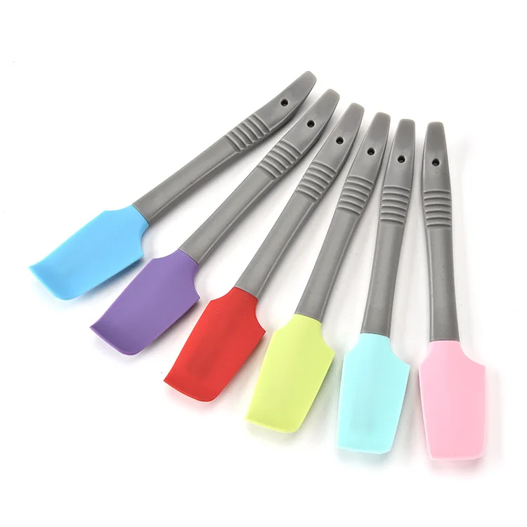 

Small Size Silica Gel Scraper for Color Baking Tools High Temperature Resistant Cake Scraper for Butter Scraper