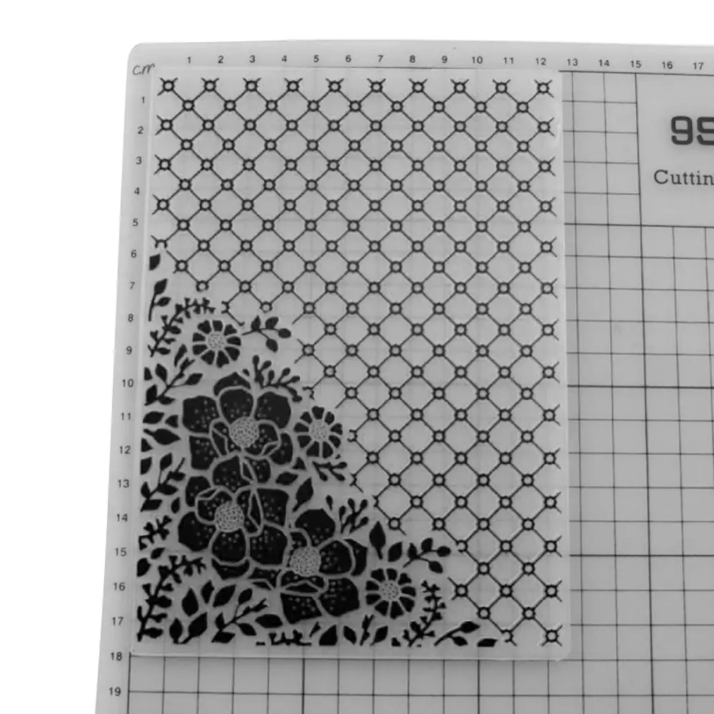 Embossing Folders DIY Scrapbook Printed Plastic Embossing Template