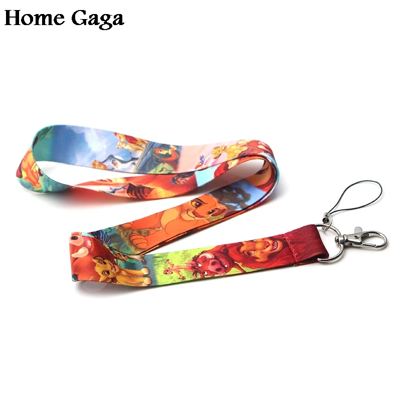 Homegaga Король Лев Мультяшные шнурки на шею ремни телефоны ключи сумки камеры id карты Держатели брелок тесьма ленты D1876