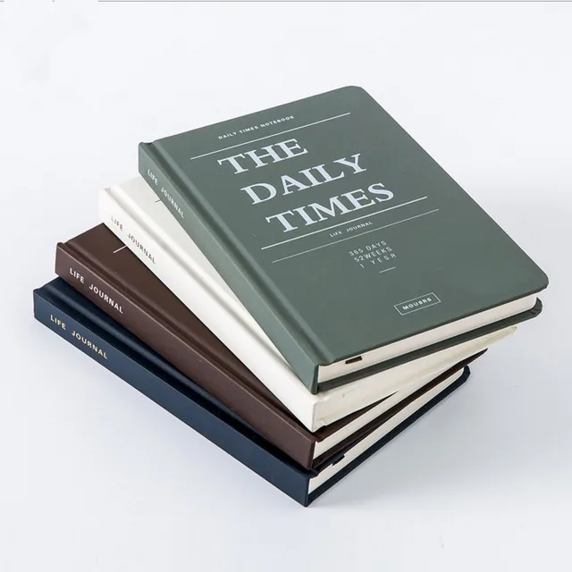 daily times business journal study diary any year planner hard