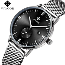 Top Brand Luxury Date Analog Quartz Watch Men Waterproof Sports Watches Male Stainless Steel Strap Casual Wrist Watch Men Clock weide brand watches men 3atm waterproof analog digital quartz sports lcd high quality leather strap luxury watch stainless steel