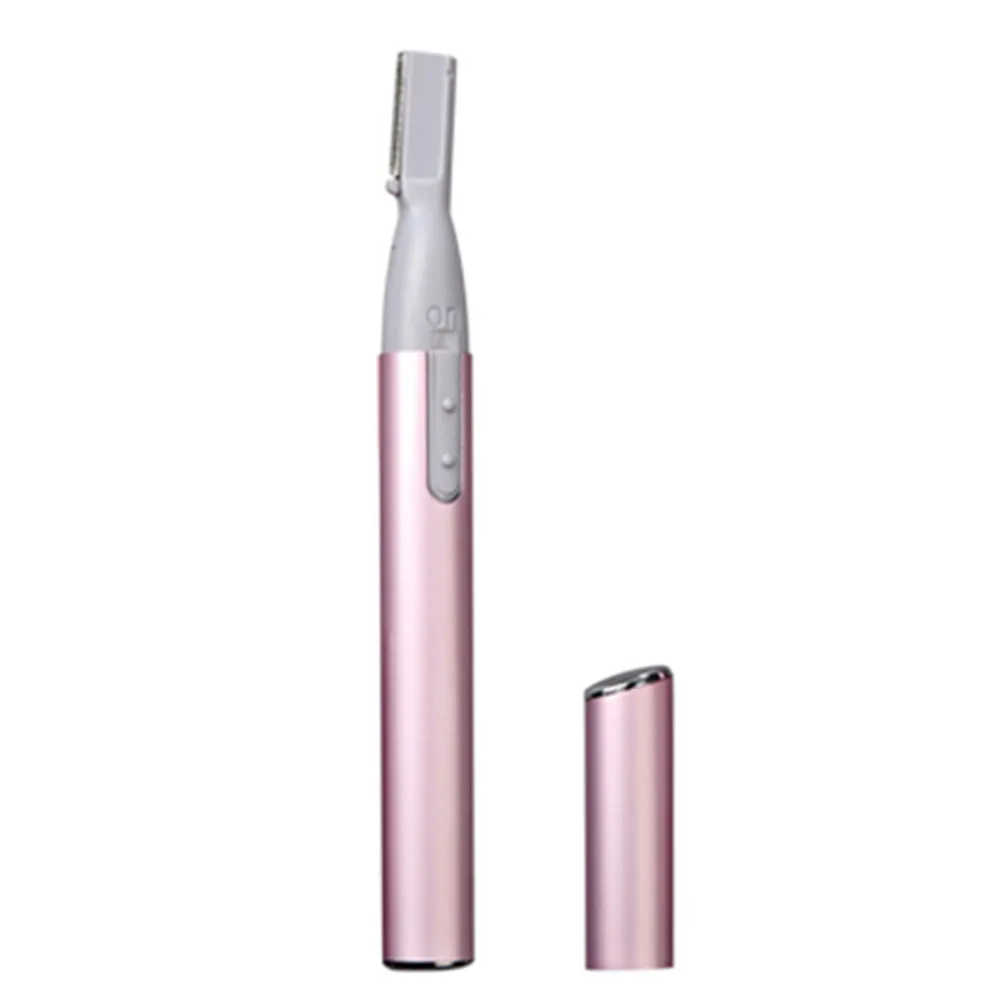 GUJHUI 1pcs Mini Portable Electric Eyebrow Trimmer Hair Remover for