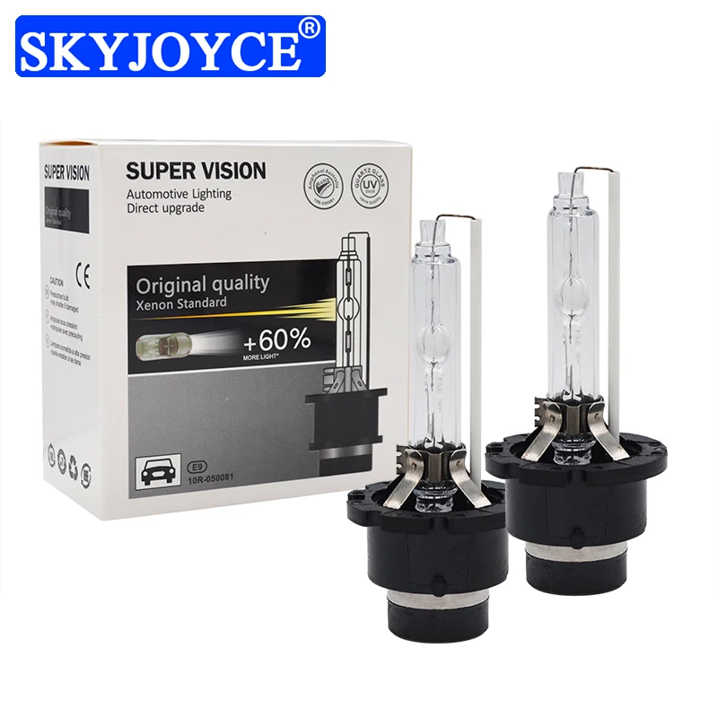 SKYJOYCE Car Headlight Xenon D2S D4S HID Xenon Bulb 35W 55W 4300K D2S 5000K D4S 6000K 8000K 10000K D2R D4R Car HID Headlamp Bulb (12)