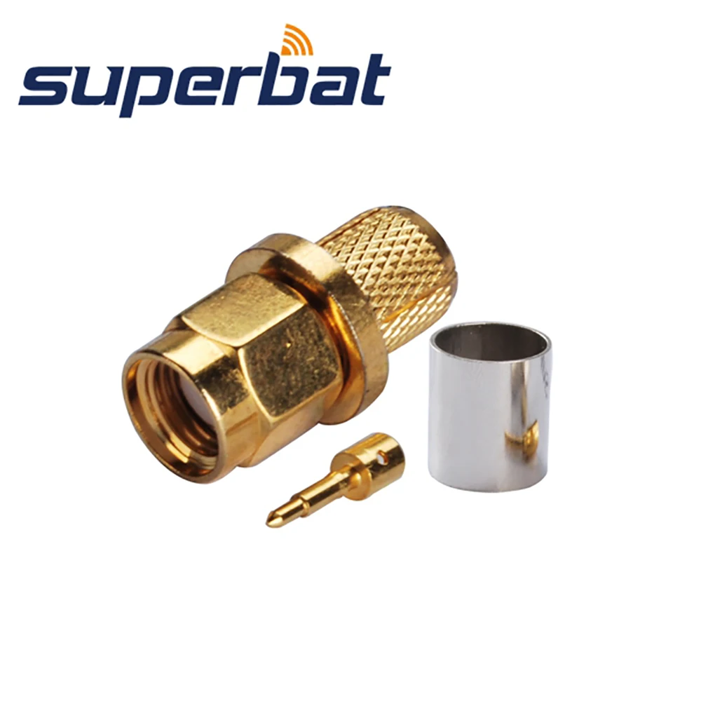 Gold Plated RF Coaxial Connectors for LMR300 Cable