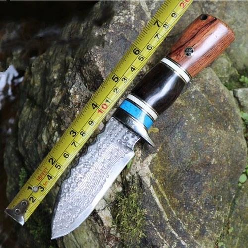 

Survival manual forging Damascus knife/outdoor tools Wild dao/high hardness straight knife/list manually