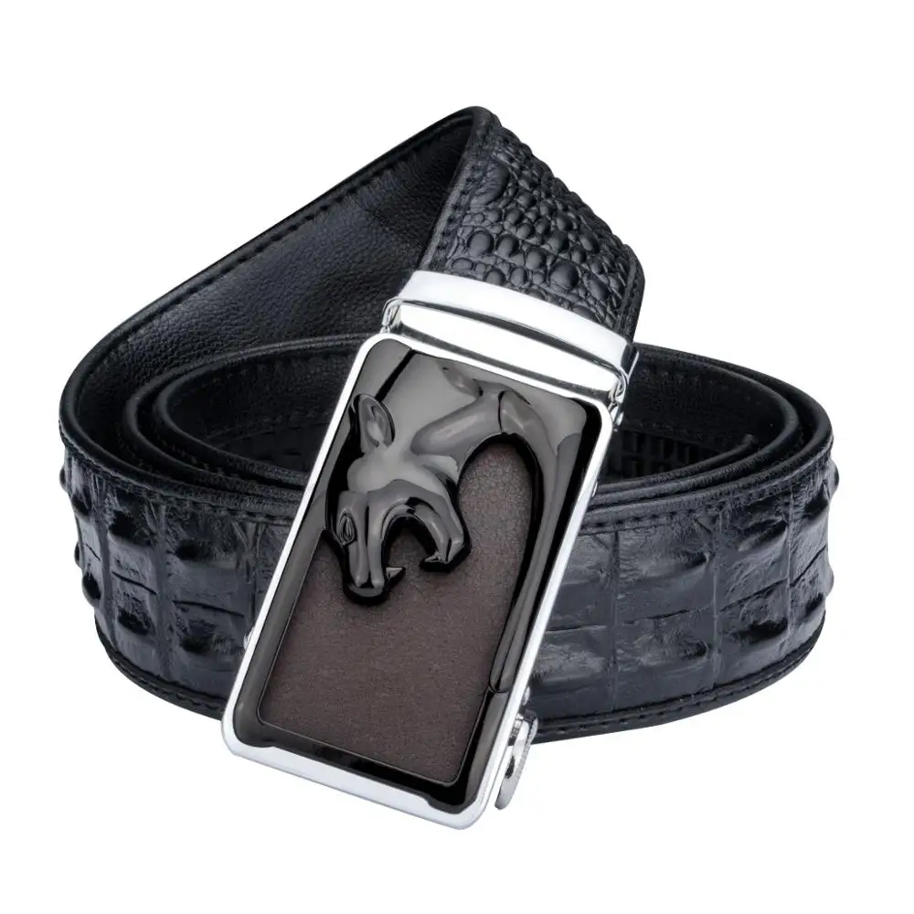mens crocodile golf belts