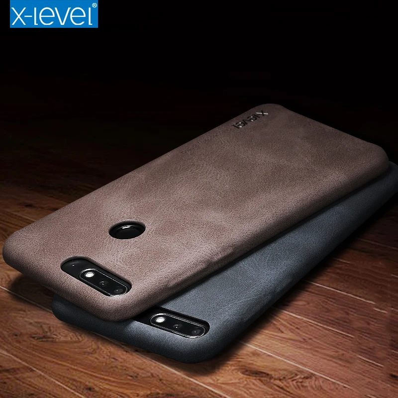 X Level Case For Huawei Enjoy 8 Luxury PU Leather Original Vintage