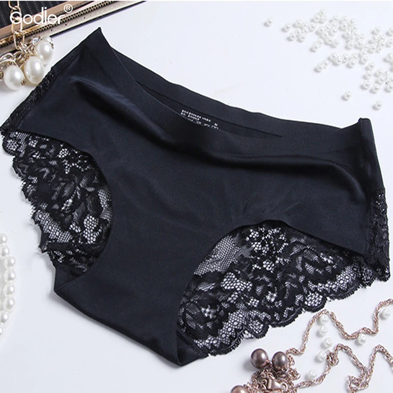 5 шт. женские кружевные бесшовные хлопковые трусы Размеры M L XL|briefs ladies|woman panties