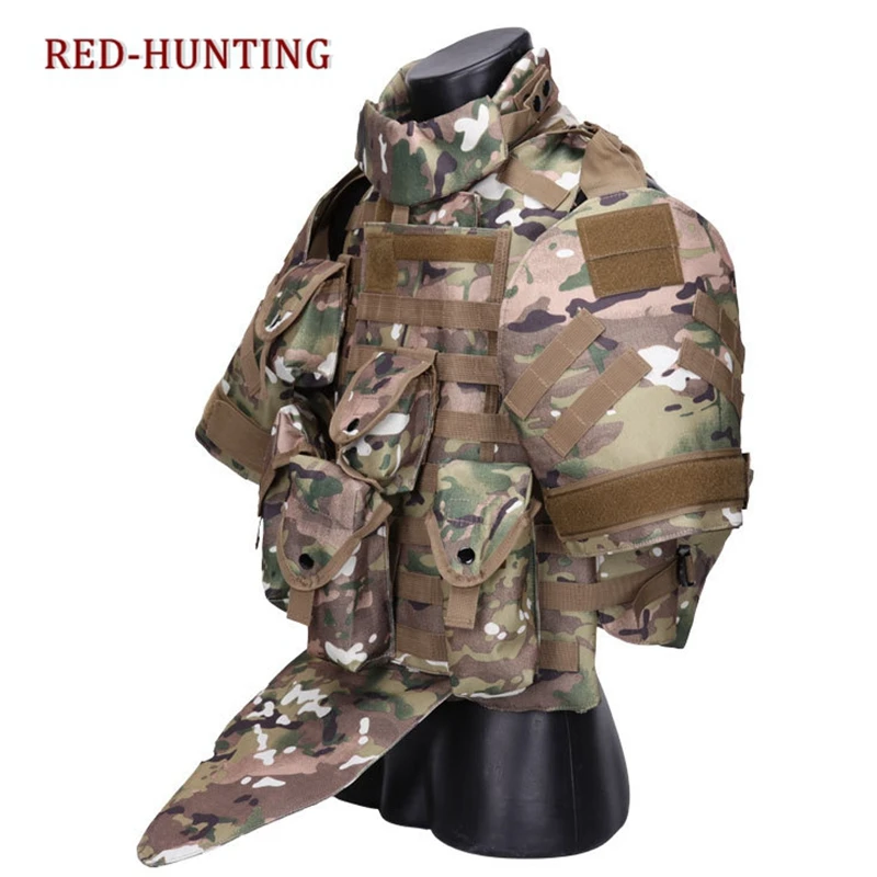 2020 Tactical Vest OTV Combat Body Armor With Pouch Pad USMC Molle