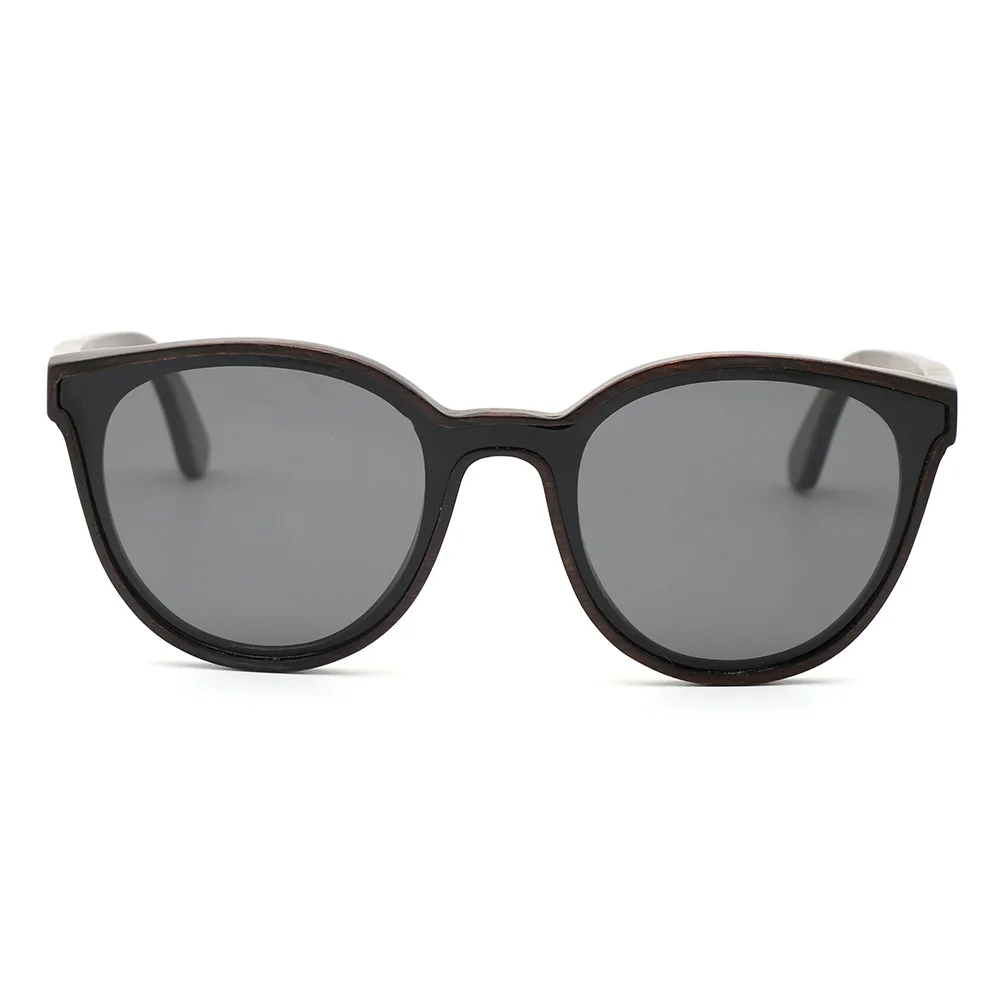 BerWer женские мужские деревянные солнцезащитные очки Cateye винтажные Круглые Солнцезащитные очки поляризованные линзы