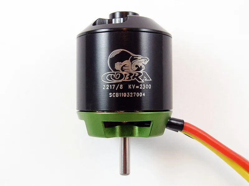 Cobra Motor C 2217/2300Kv Outrunner Brushless Motor, Kv=2300, for R/C
