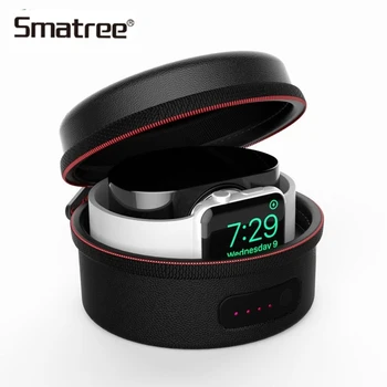 

Smatree Charging For Apple Watch Protective Bag Charger Case For Apple Watch Series 4 3 2 1 Black/White