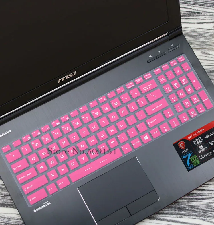 Для MSI GS70 GS60 GT72 GE62 GE72 PE60 PE70 GT62 GL62 GL62M GP62 GL72 GP72 PE62 17 3/15 6 дюйм чехол для клавиатуры