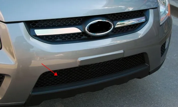 Черная пластиковая решетка радиатора переднего бампера для Sportage 2008-2011 |