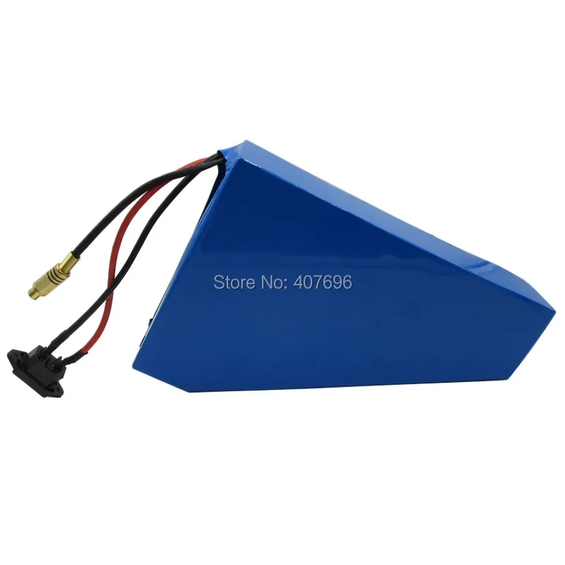 Sale Free customs duty 14S 1500W 52V 21AH Triangle battery 51.8V Electric bike battery with free bag use Sanyo GA 3500mah cell 1