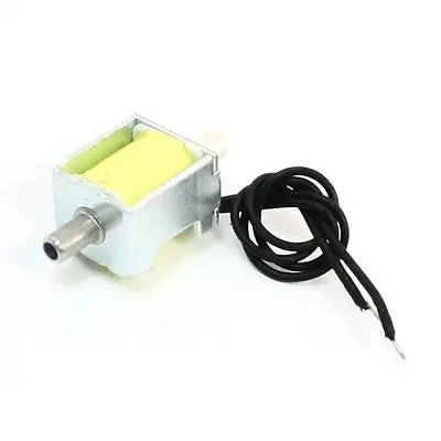 3mm to 3mm Tube Gas Valve Solenoid Electromagnet DC 5V 0.4-0.5kgf/cm2