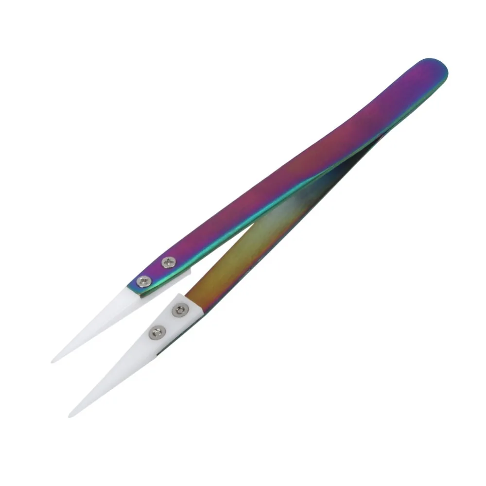 Ceramic Tweezers with Stainless Steel Handle (3)
