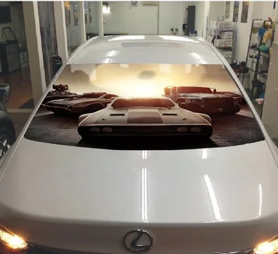 Левая сторона автомобиля стикер s HD струйный заднее стекло наклейка