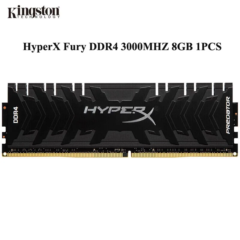 

Kingston Hyperx Fury Predator Series 1 PCS DDR4 3000MHZ 8GB Ram For Desktop Computer Gaming Dropshipping 2019 Memoria Rams