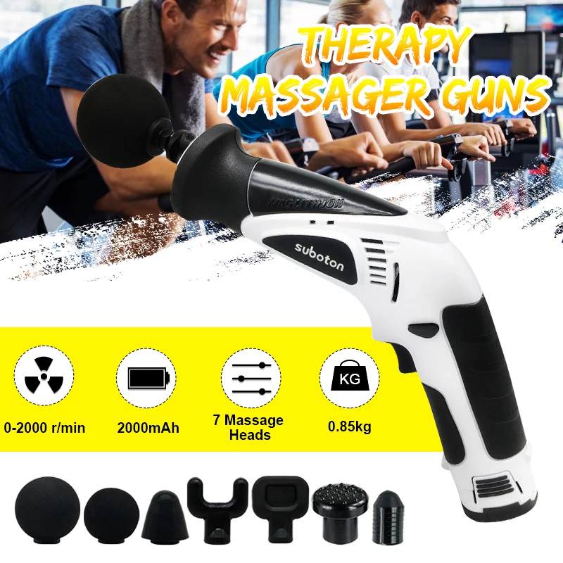 

Muscle Massage Guns portable High Frequency Vibrating fascia Muscle relaxator vibration Percussion Massager foot Massage