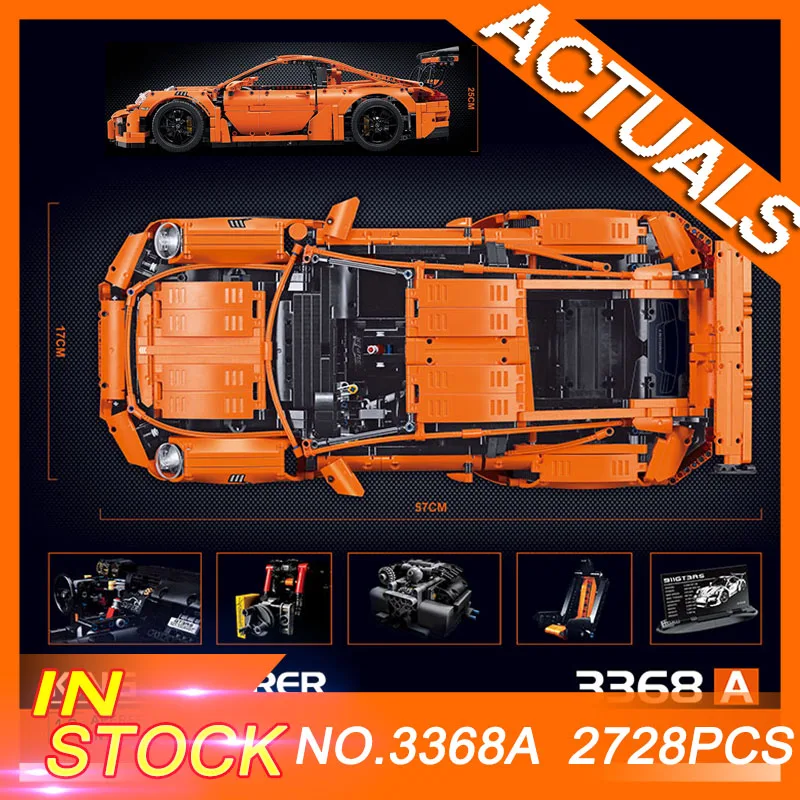 

Technic Racing Car Set 42096 42083 4789 3368C 3368A 3388B Model Building Blocks Bricks Compatible Legoing Technic birthday Toys