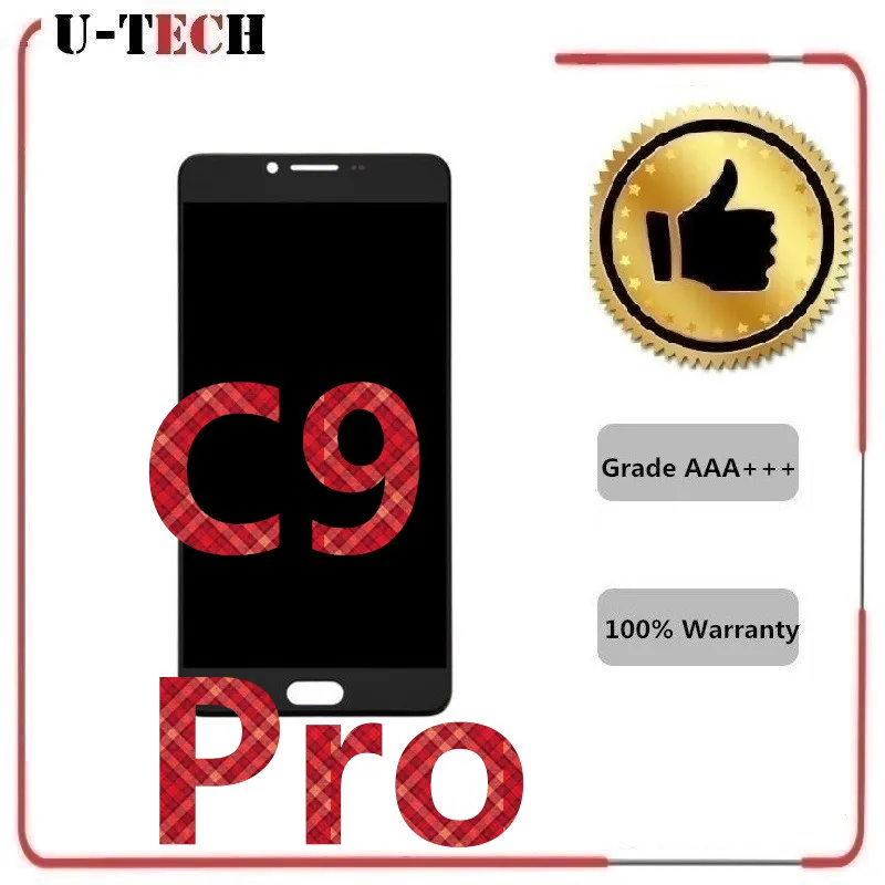 Gansta 6 0 &quotAMOLED ЖК-дисплей Дисплей Запчасти для авто SAMSUNG Galaxy C9 Pro s C9000 Сенсорный