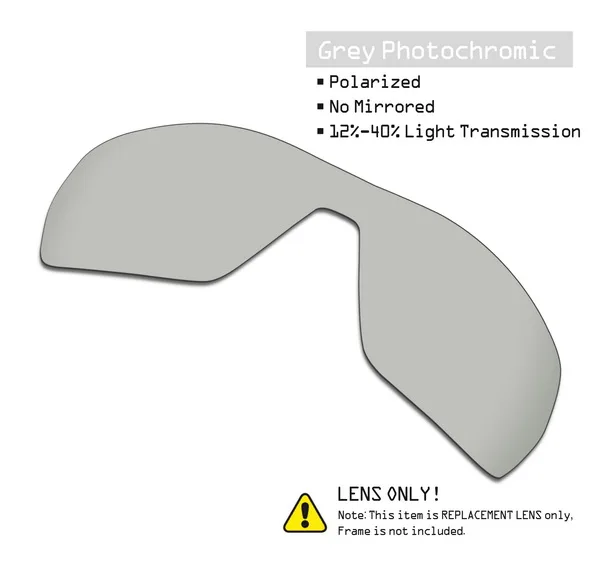 SmartVLT поляризованные Сменные линзы для солнцезащитных очков oxley Offshoot-несколько вариантов - Цвет линз: Grey Photochromic
